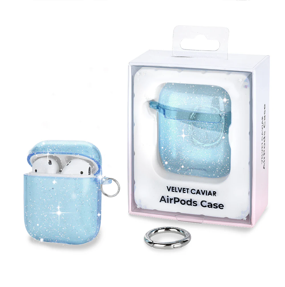 Blue Stardust AirPod Case - Image 5