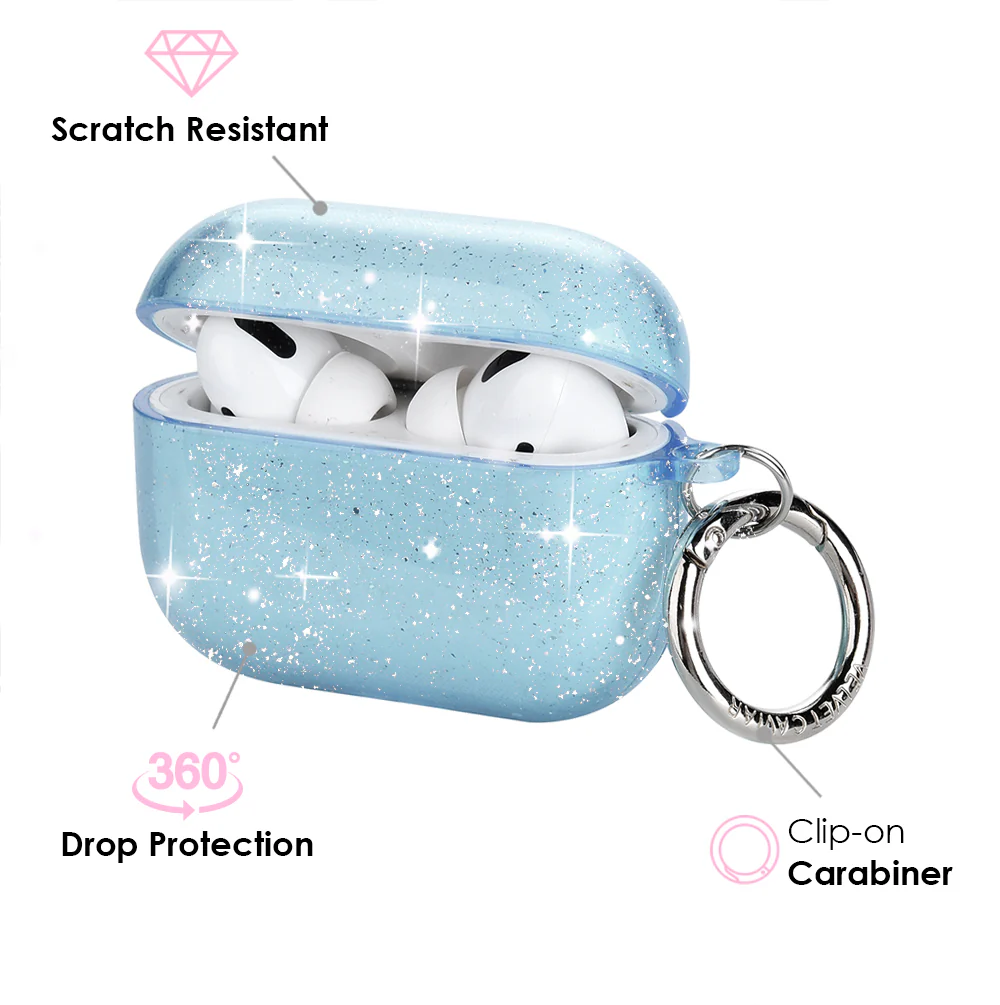 Blue Stardust AirPod Case - Image 8
