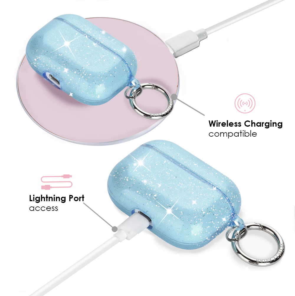 Blue Stardust AirPod Case - Image 9