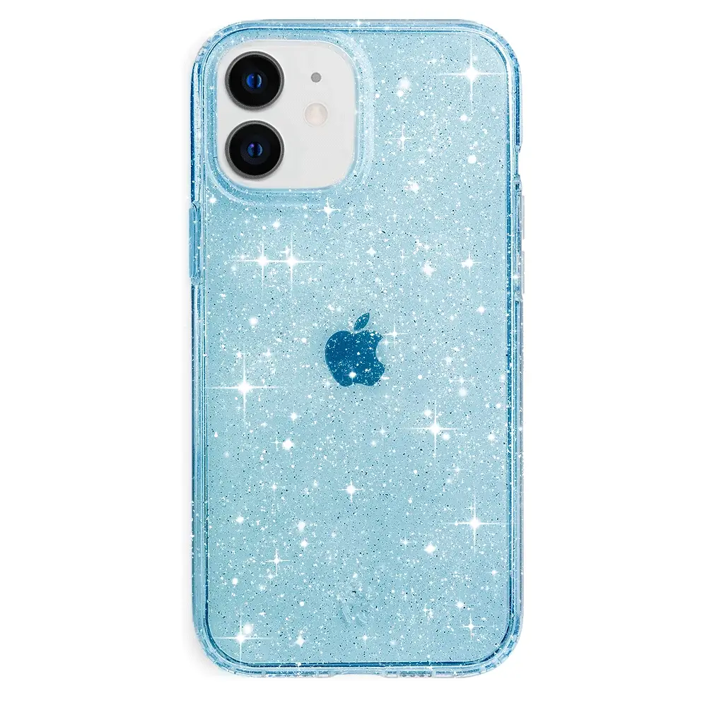 Blue Stardust Glitter iPhone Case - Image 26