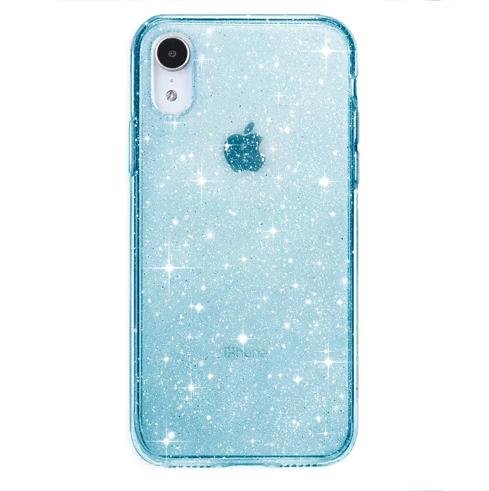 Blue Stardust Glitter iPhone Case - Image 67