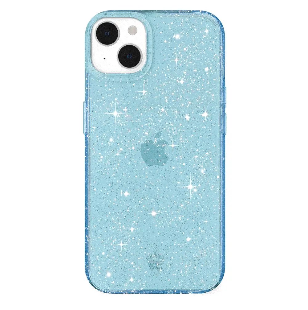 Blue Stardust Glitter iPhone Case - Image 86