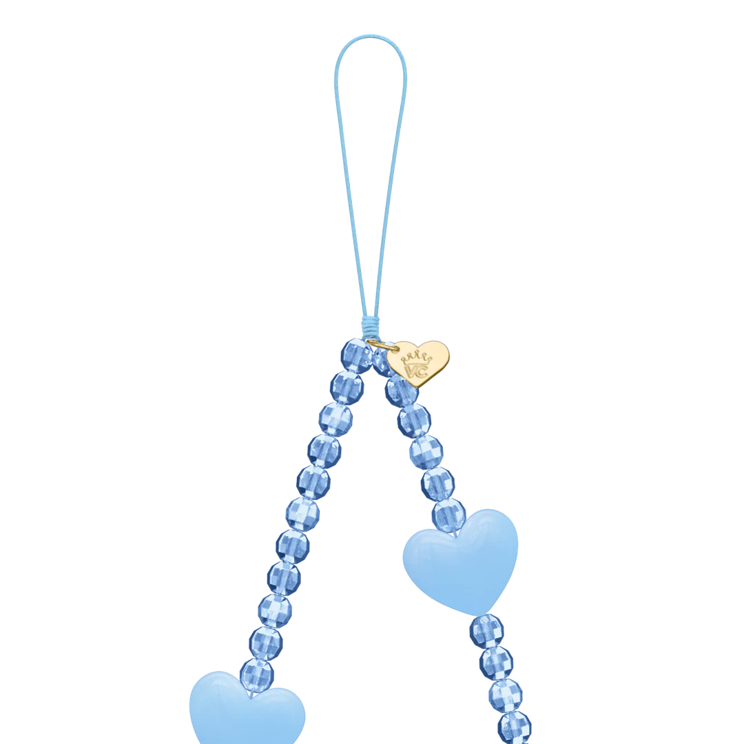 Blue Heart Phone Charm - Image 4