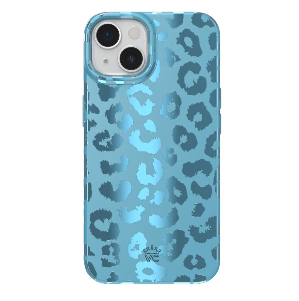 Blue Sapphire Leopard iPhone Case - Image 19