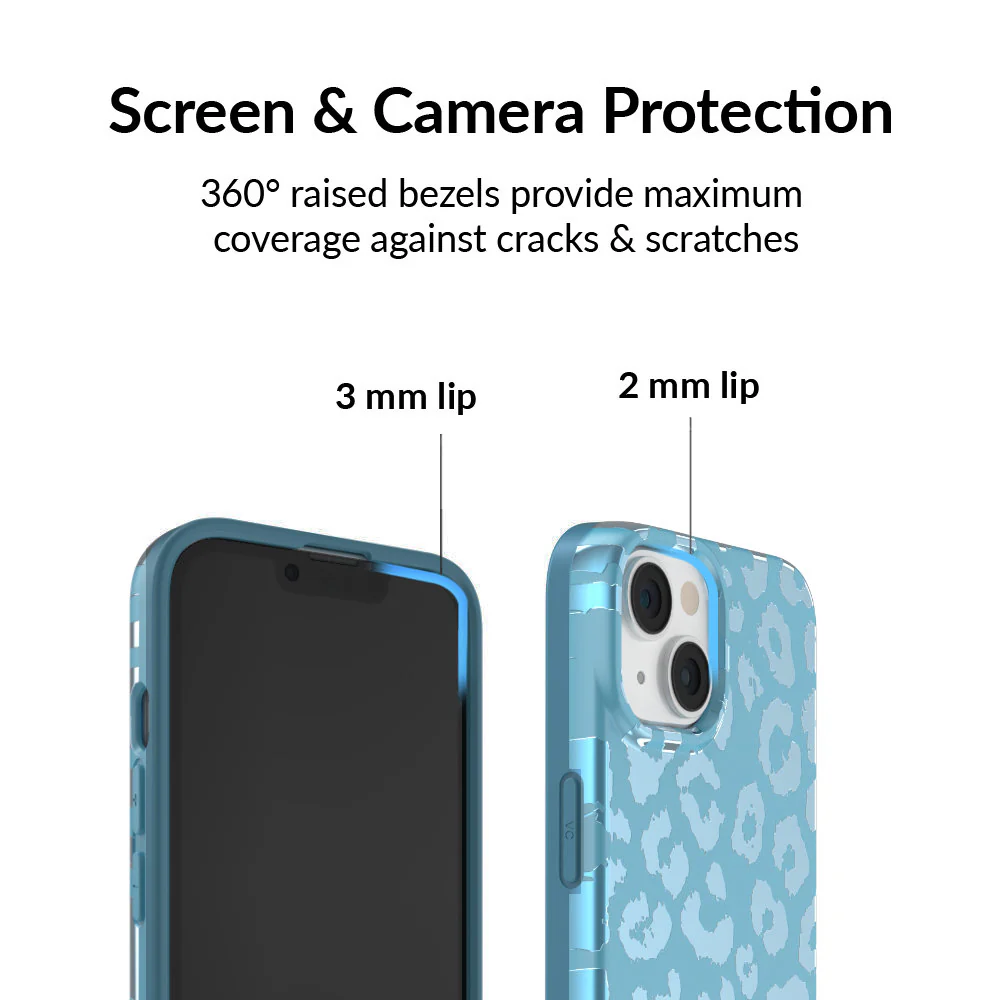 Blue Sapphire Leopard iPhone Case - Image 27