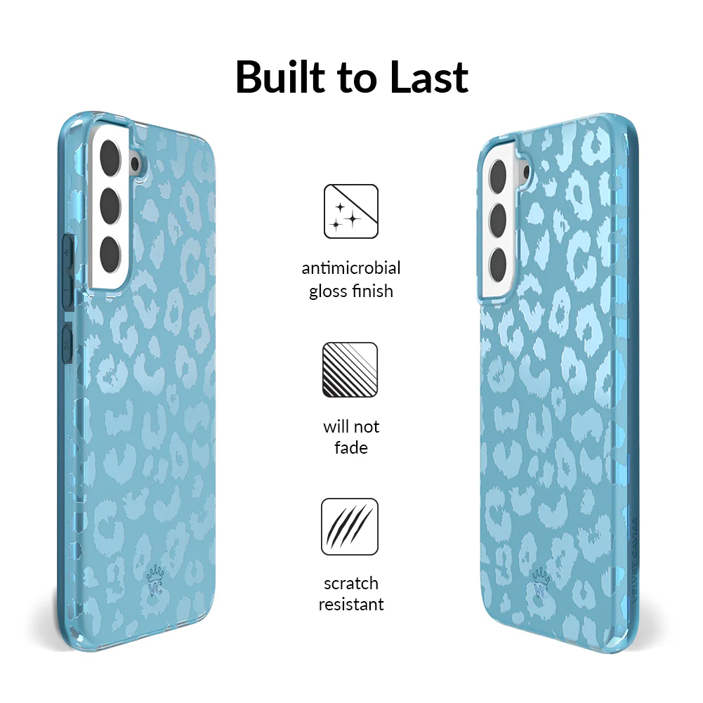 Blue Sapphire Leopard Samsung Case - Image 11