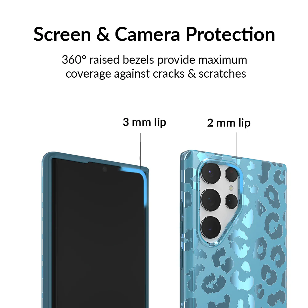 Blue Sapphire Leopard Samsung Case - Image 15