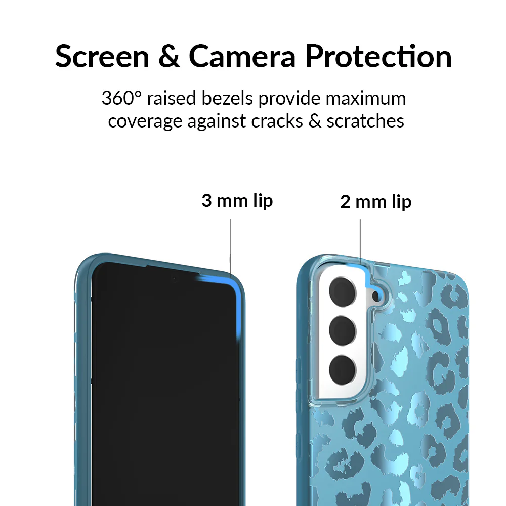 Blue Sapphire Leopard Samsung Case - Image 21