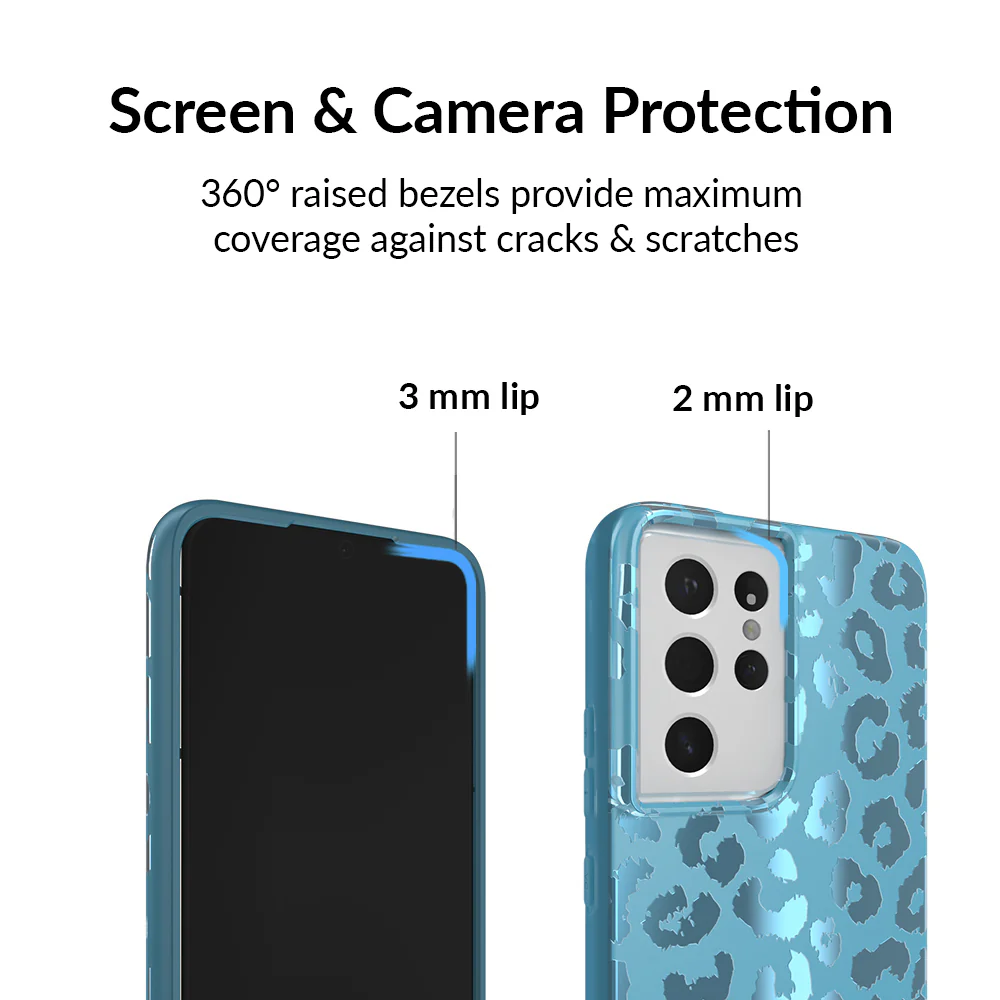 Blue Sapphire Leopard Samsung Case - Image 33