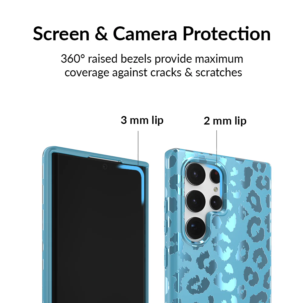 Blue Sapphire Leopard Samsung Case - Image 52