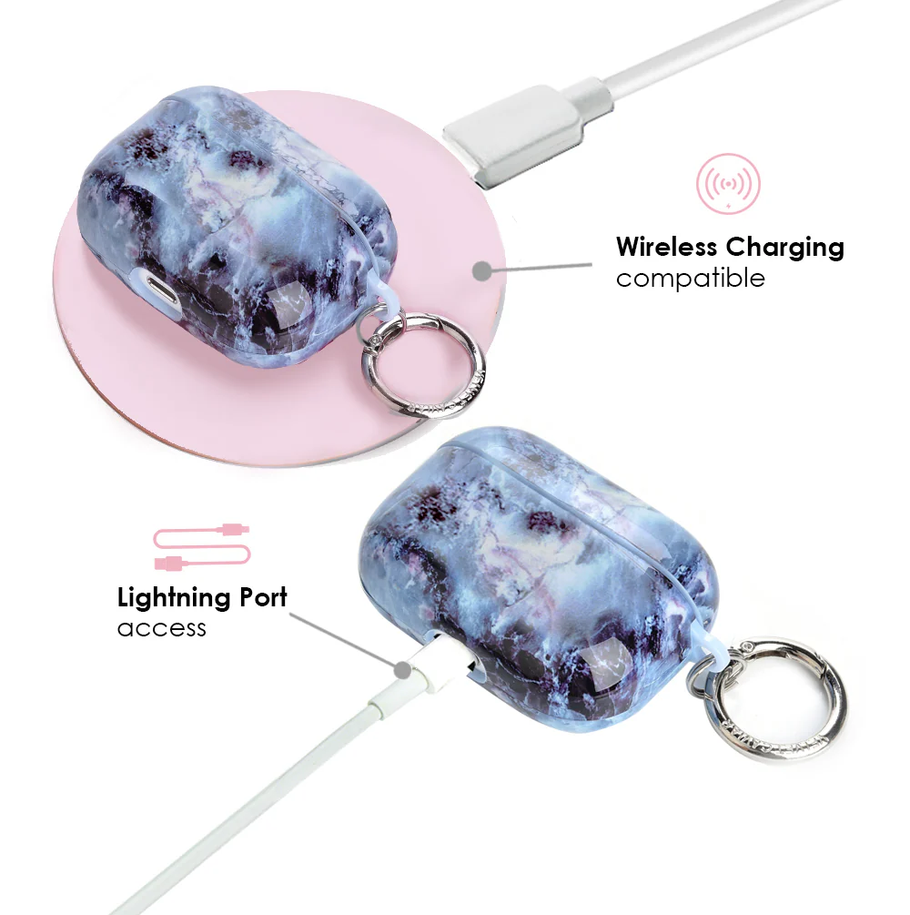 Blue Marble AirPods Case - Image 10