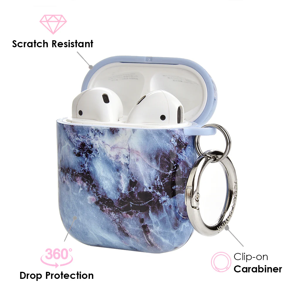 Blue Marble AirPods Case - Image 3