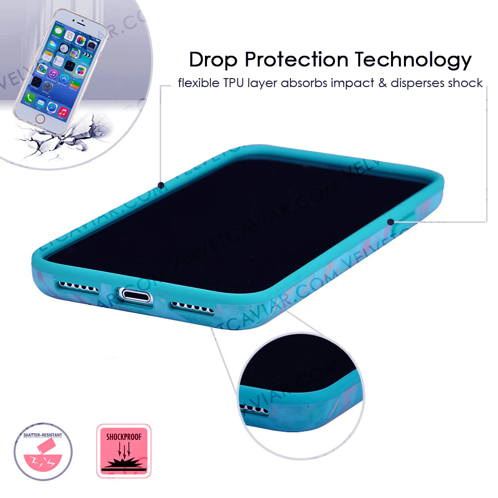 Blue Marble Holo Chrome iPhone Case - Image 29
