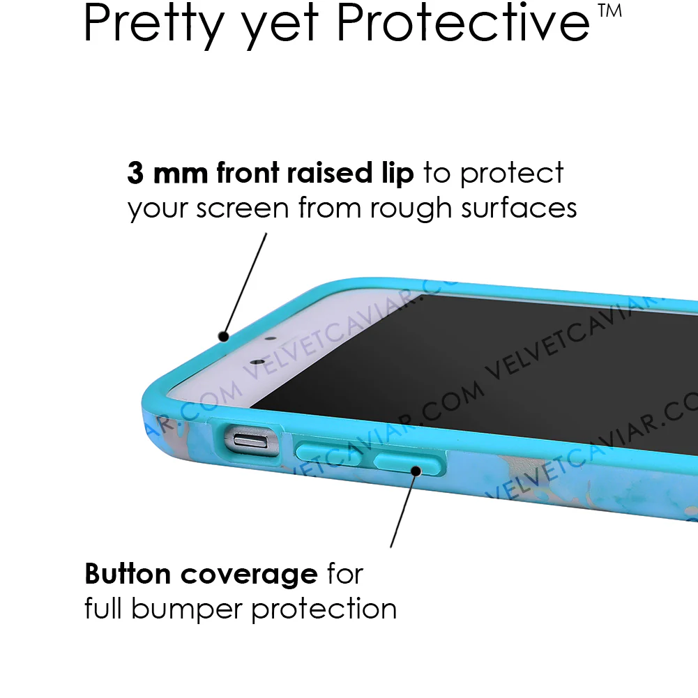 Blue Marble Holo Chrome iPhone Case - Image 9
