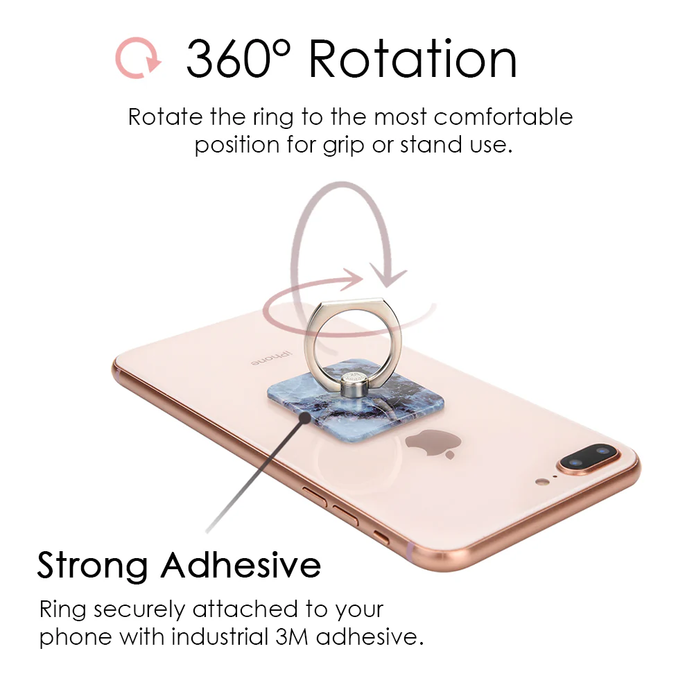 Blue Marble Phone Ring - Image 3