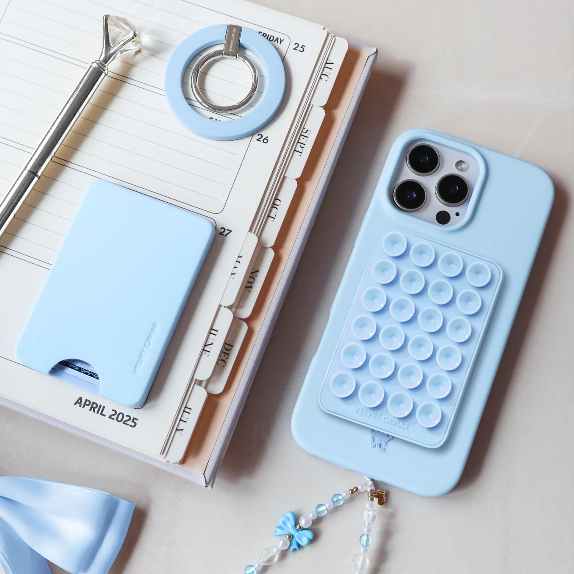 Cotton Candy Blue MightyGrip MagSafe Mount - Image 7