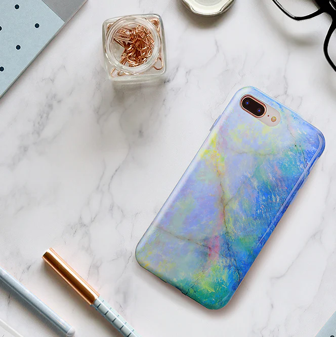 Blue Opal iPhone Case - Image 14