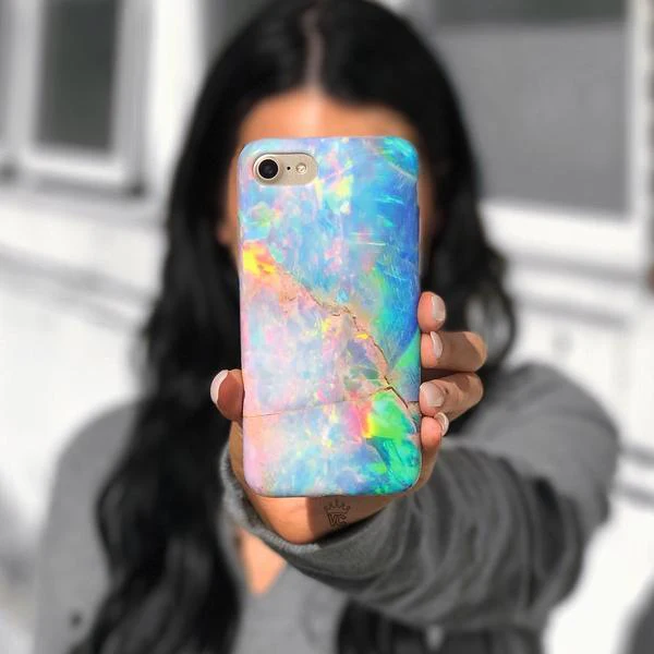 Blue Opal iPhone Case - Image 42
