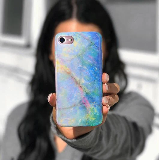 Blue Opal iPhone Case - Image 47