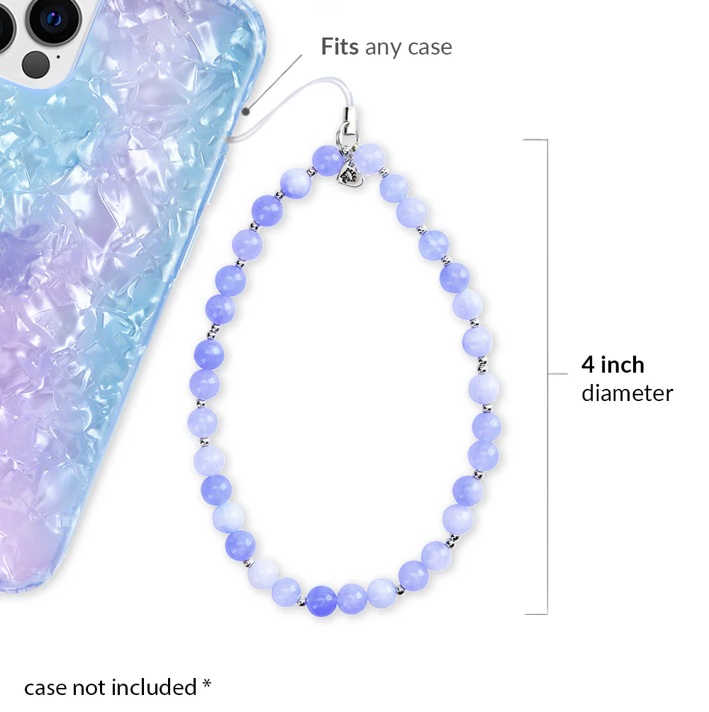 Blue Opal Phone Charm - Image 3