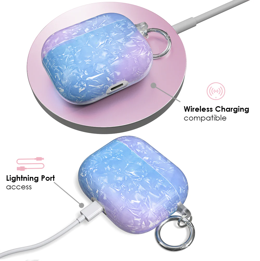 Blue Opal Quartz AirPod Case - Image 12