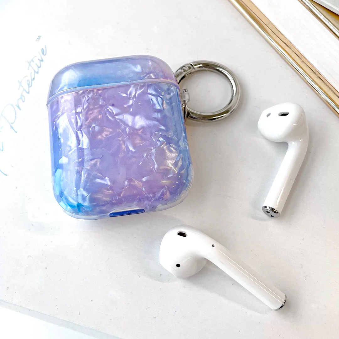 Blue Opal Quartz AirPod Case - Image 2