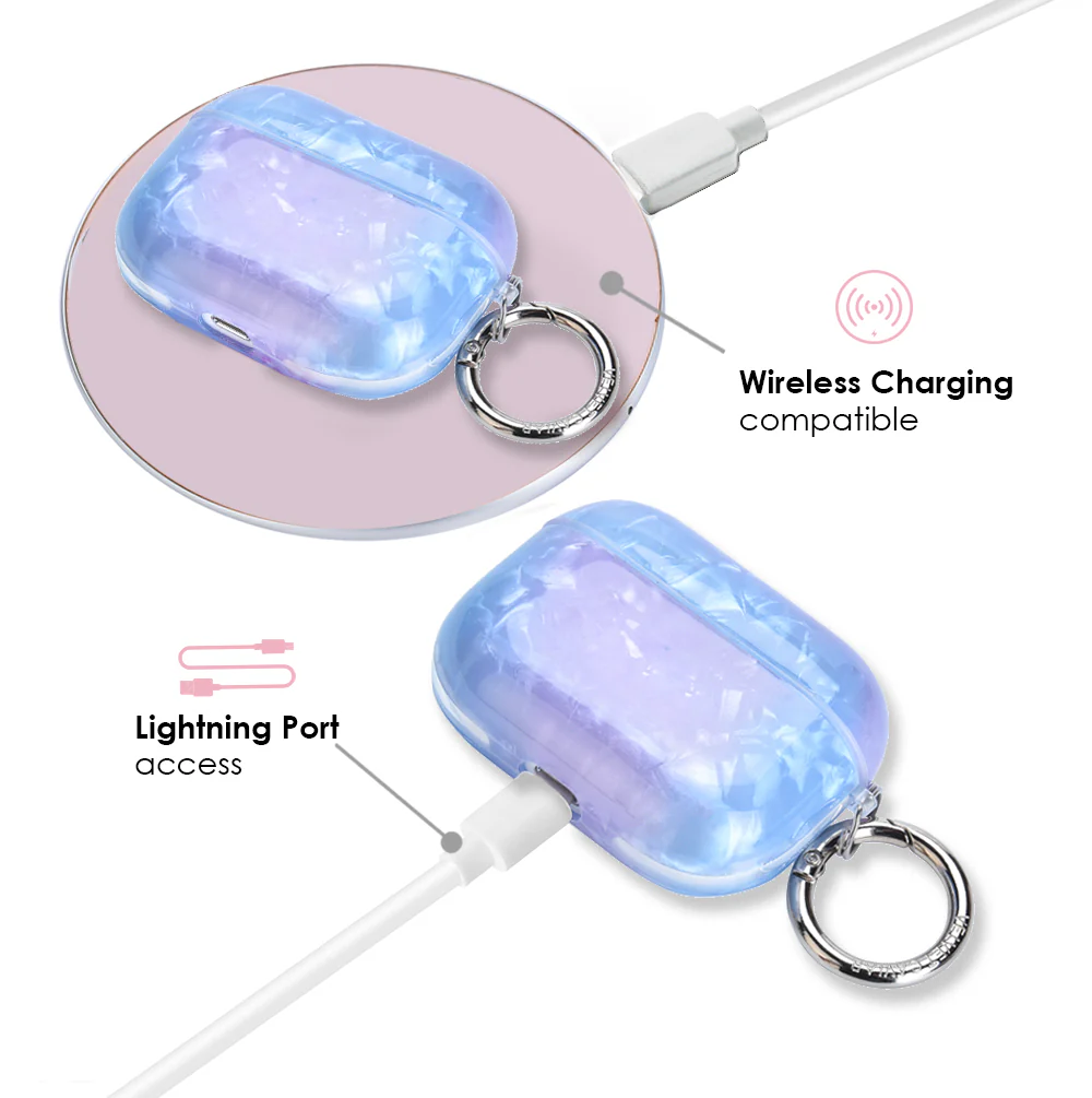 Blue Opal Quartz AirPod Case - Image 8