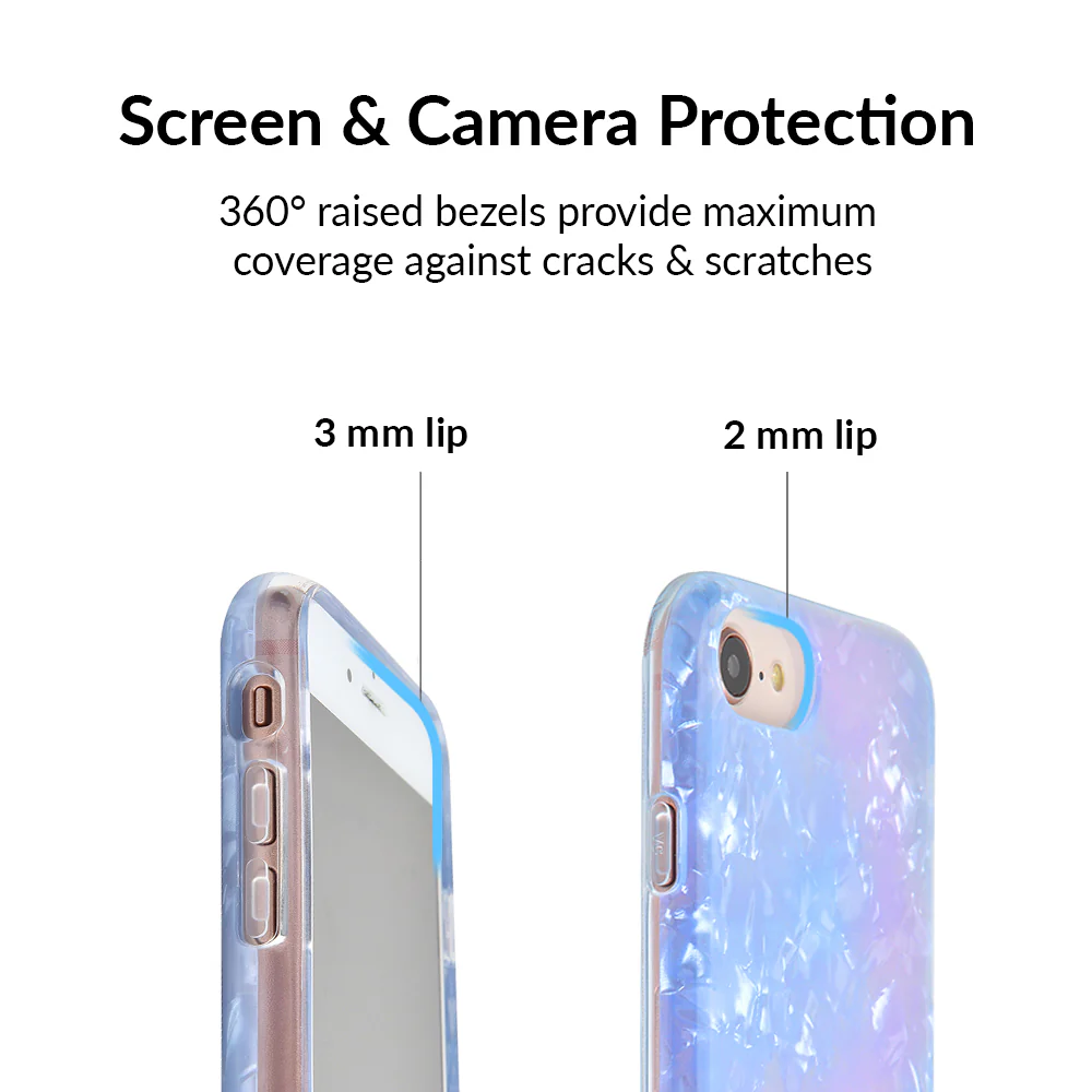 Blue Opal Quartz iPhone Case - Image 3