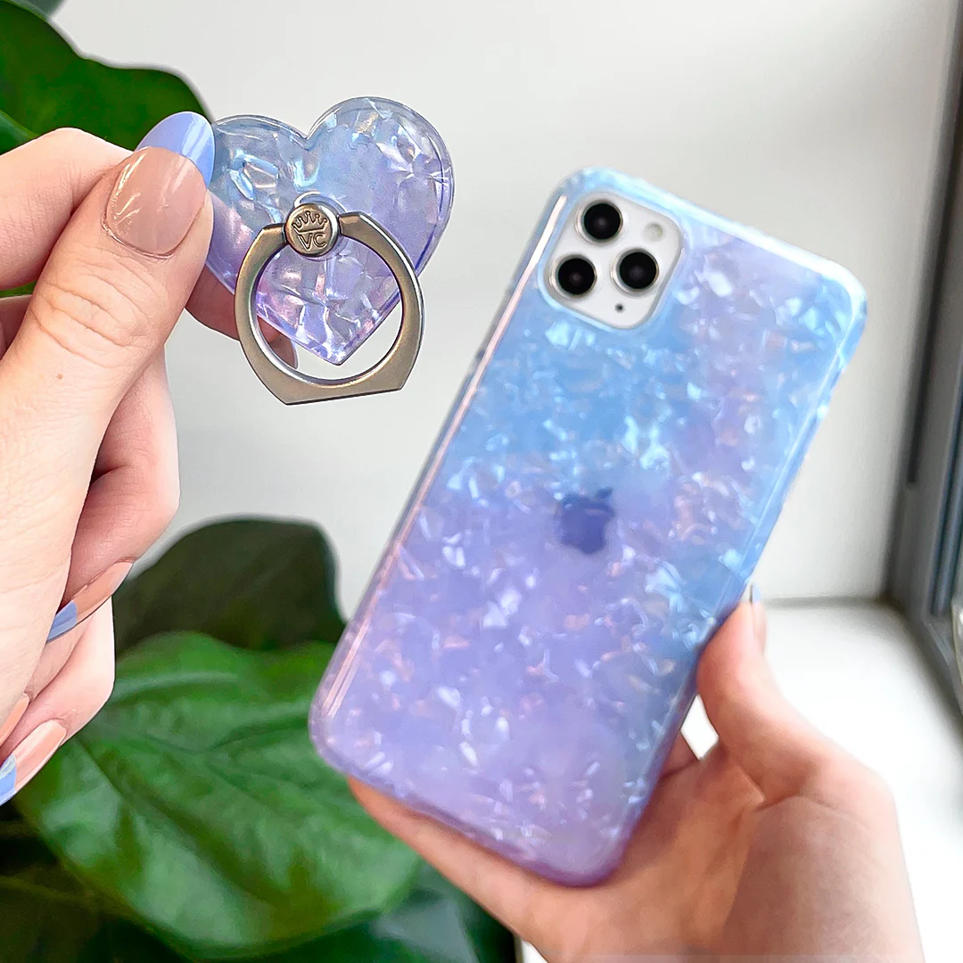 Blue Opal Quartz Phone Ring - Image 2