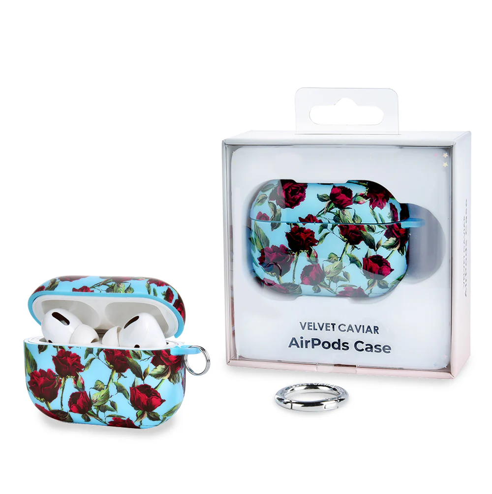 Blue Roses AirPod Case - Image 8