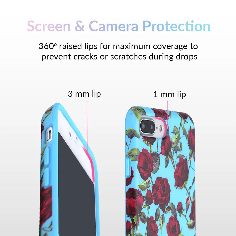Blue Roses Floral iPhone Case - Image 24