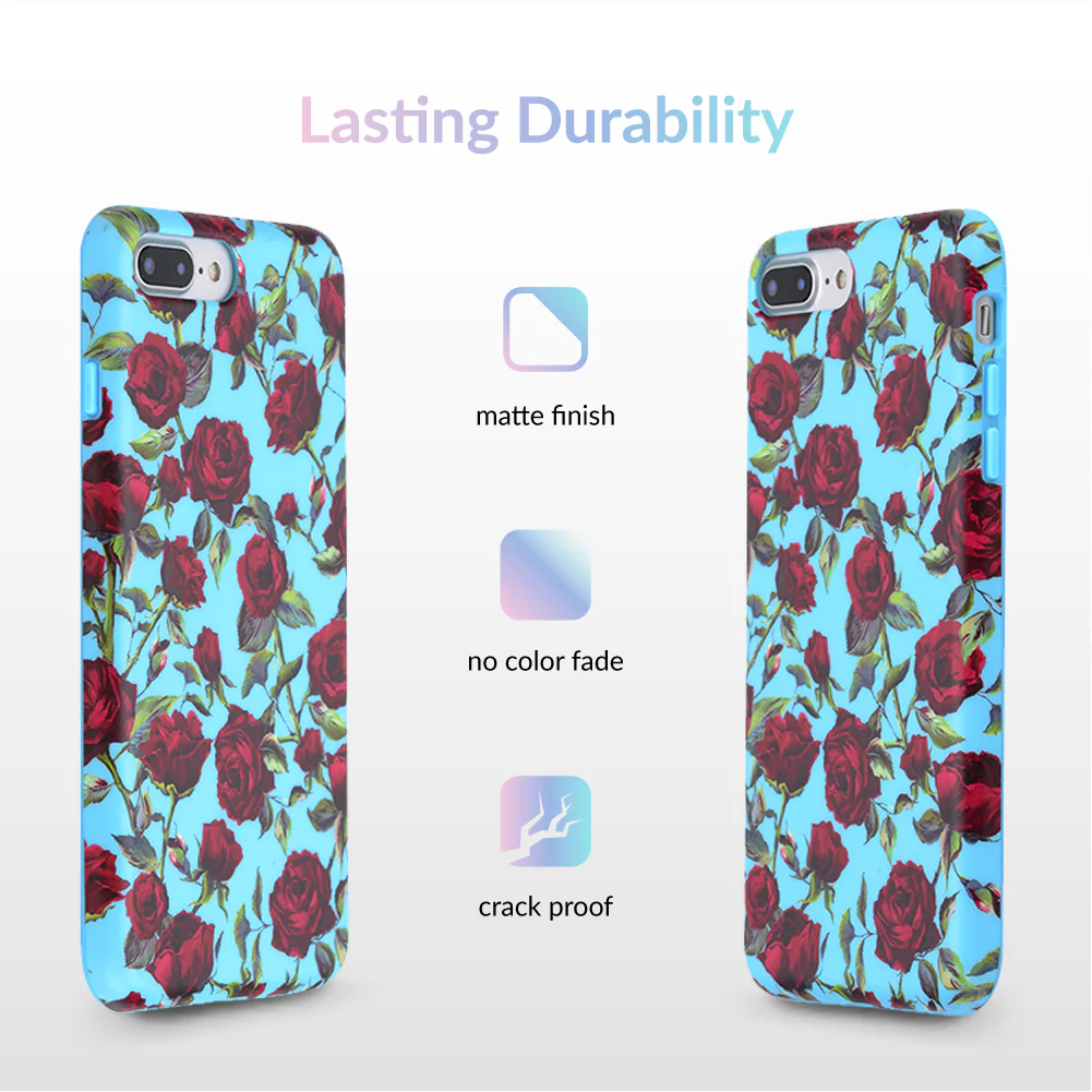 Blue Roses Floral iPhone Case - Image 26