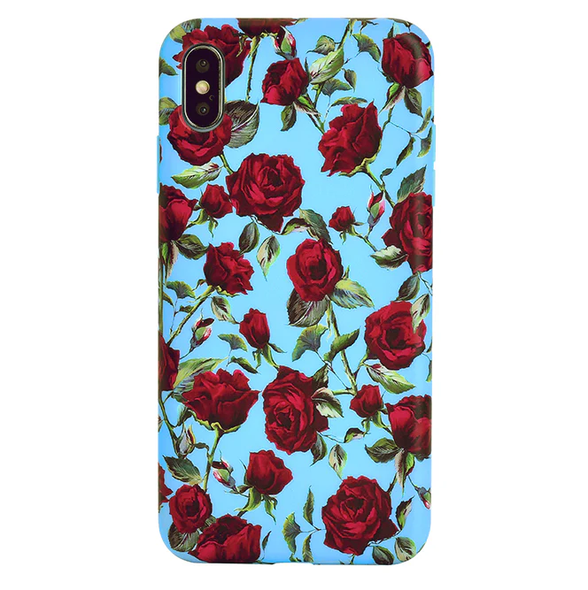 Blue Roses Floral iPhone Case - Image 47