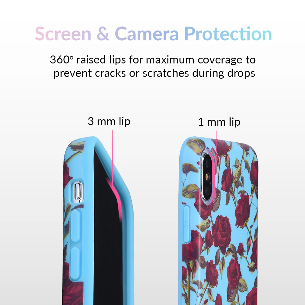 Blue Roses Floral iPhone Case - Image 49