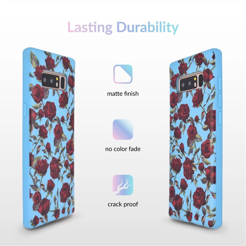 Blue Roses Floral Samsung Galaxy Case - Image 10