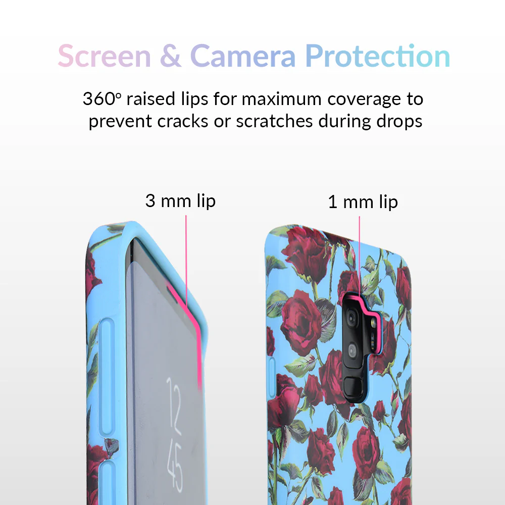 Blue Roses Floral Samsung Galaxy Case - Image 12
