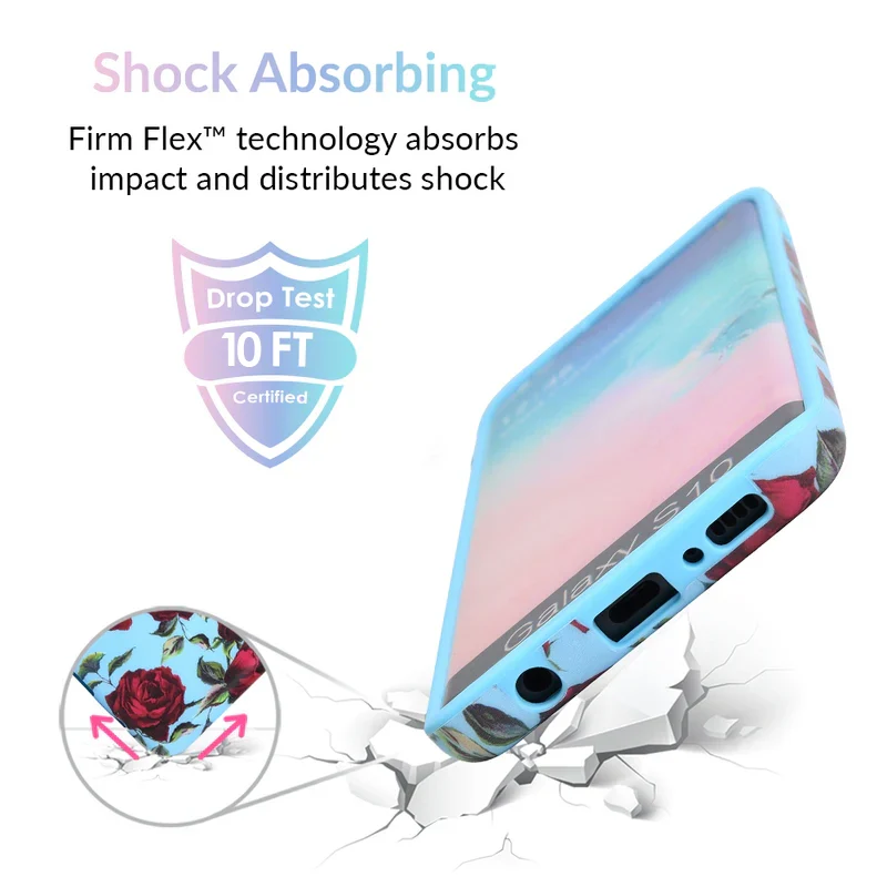 Blue Roses Floral Samsung Galaxy Case - Image 25