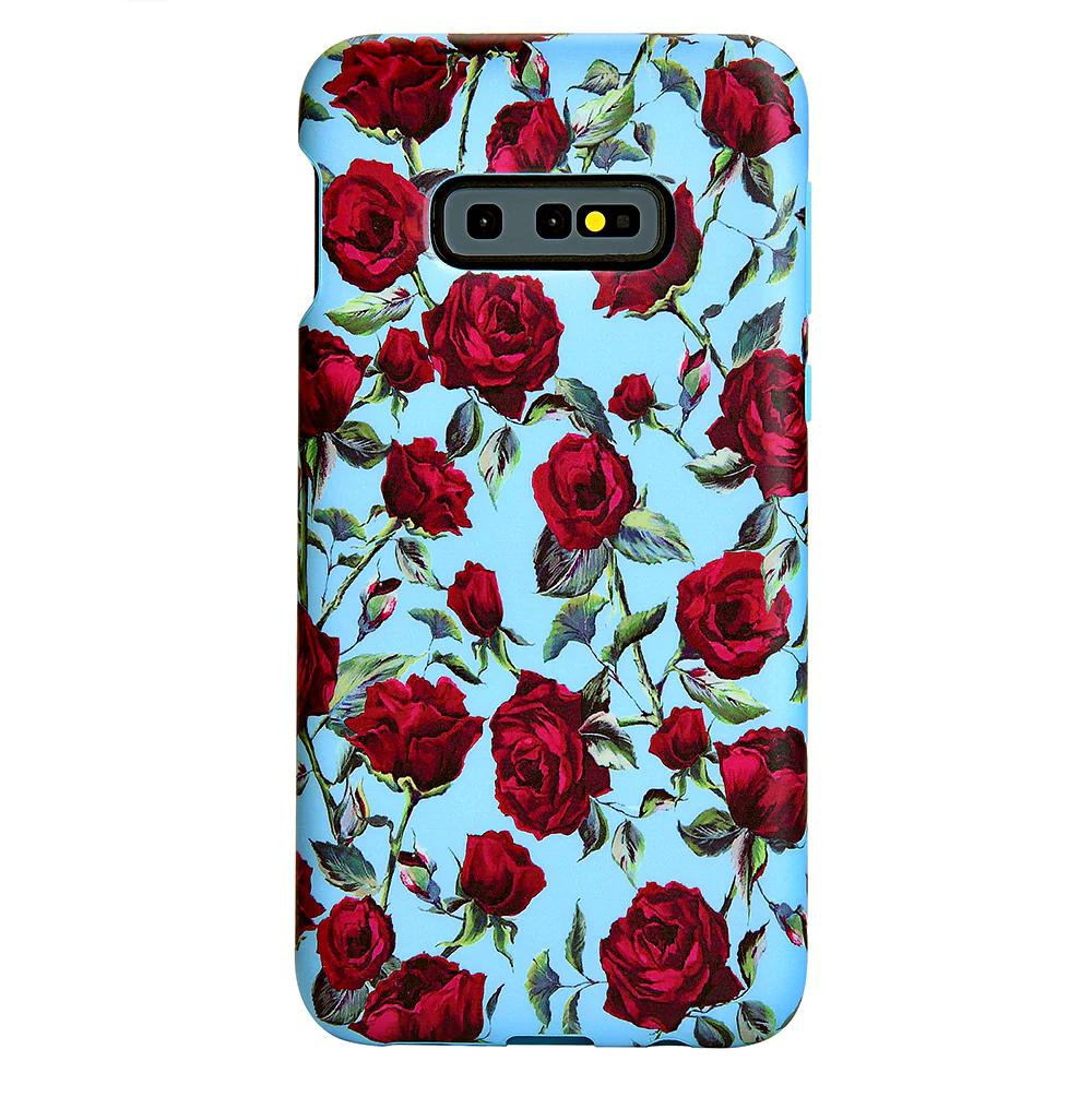 Blue Roses Floral Samsung Galaxy Case - Image 33