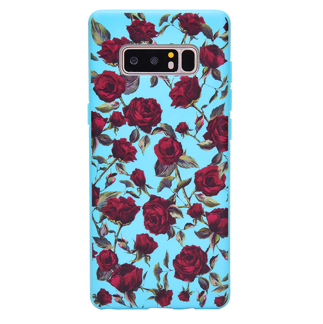Blue Roses Floral Samsung Galaxy Case - Image 7
