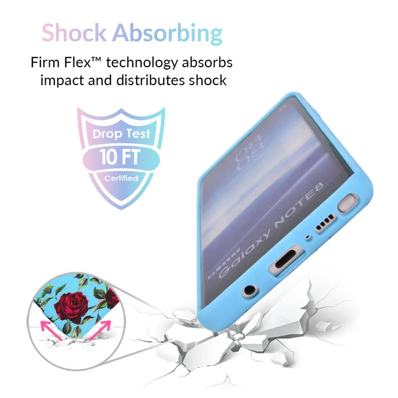 Blue Roses Floral Samsung Galaxy Case - Image 9