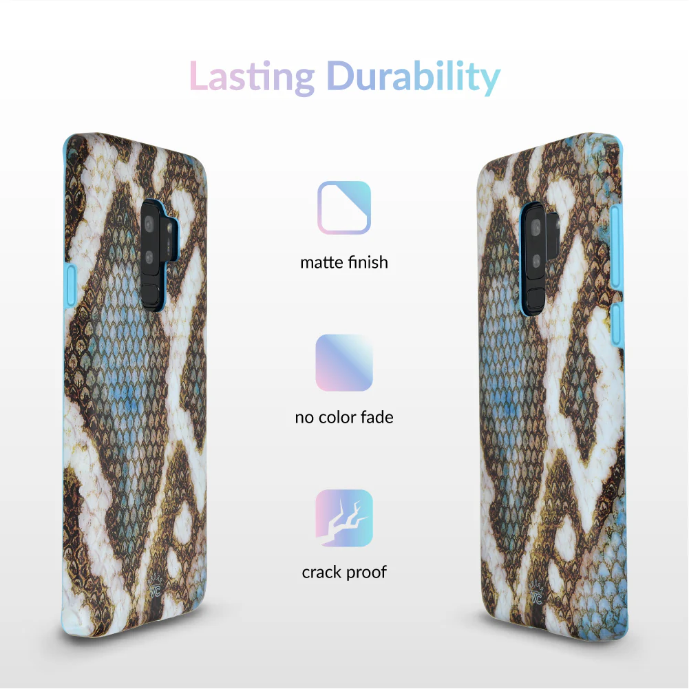 Blue Snakeskin Samsung Galaxy Case - Image 17