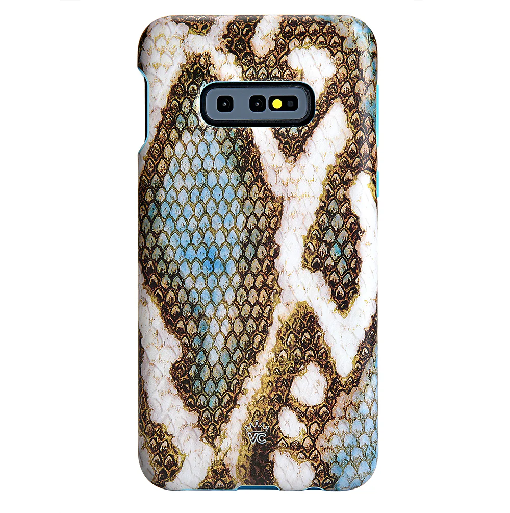 Blue Snakeskin Samsung Galaxy Case - Image 36