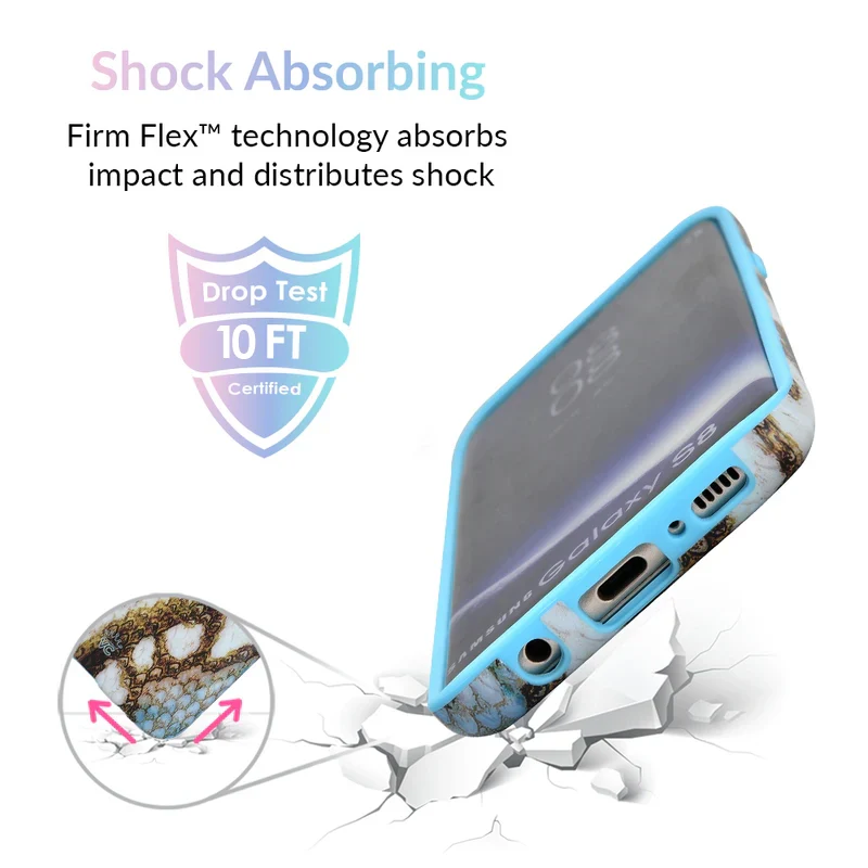 Blue Snakeskin Samsung Galaxy Case - Image 7
