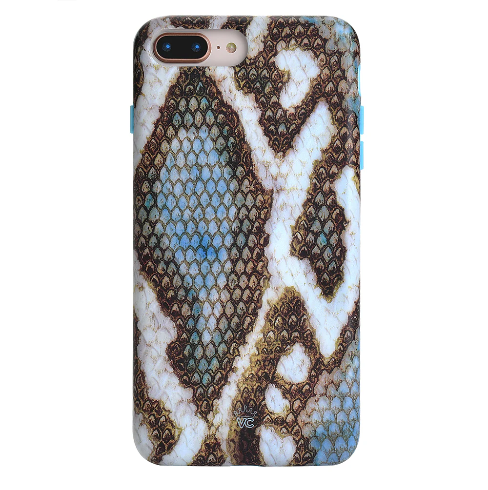 Blue Snakeskin iPhone Case - Image 15