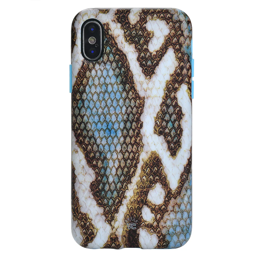 Blue Snakeskin iPhone Case - Image 29