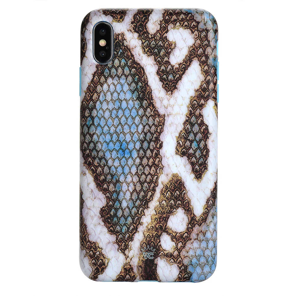 Blue Snakeskin iPhone Case - Image 36