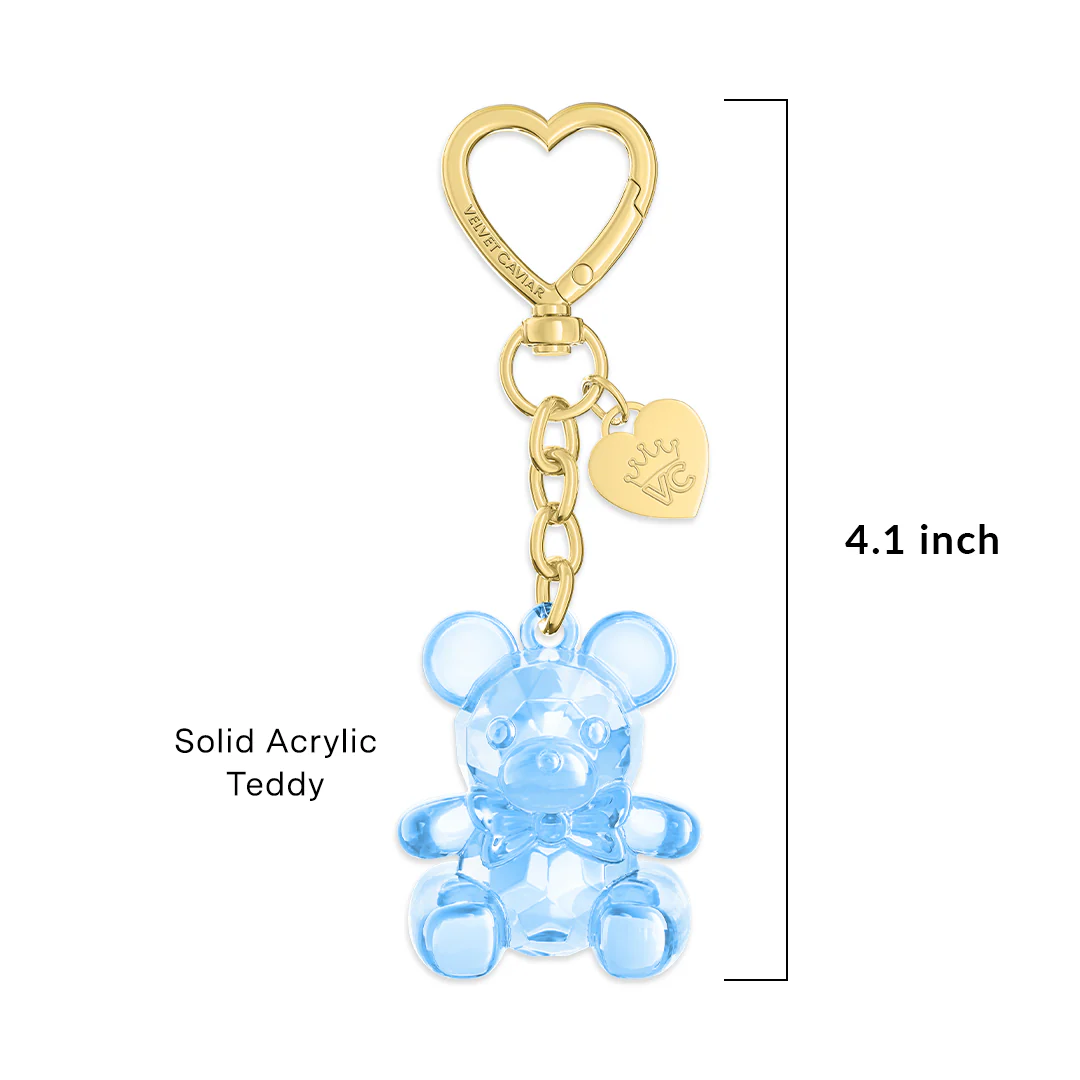 Blue Teddy Bag Charm - Image 4