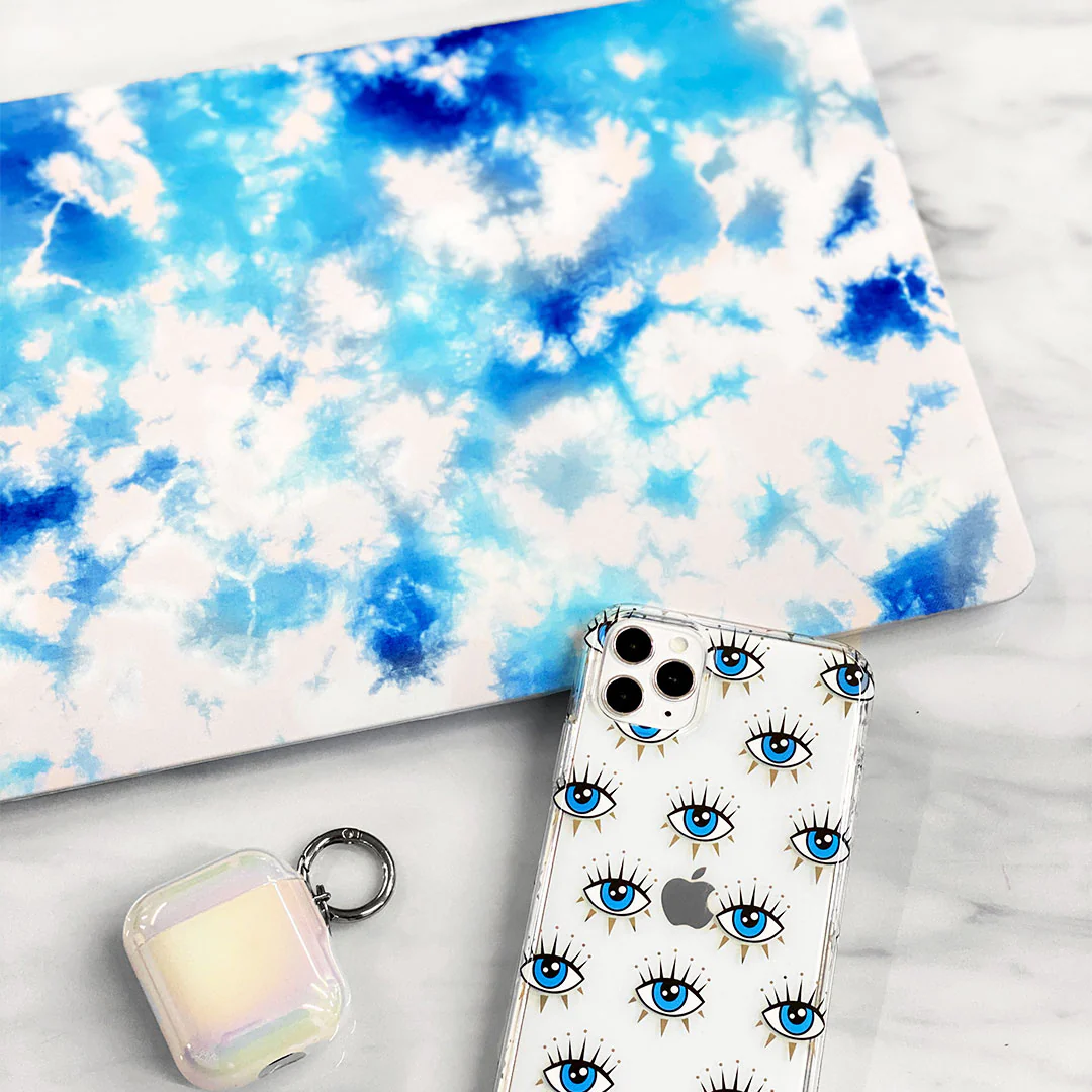 Blue Tie Dye MacBook Case - Image 2