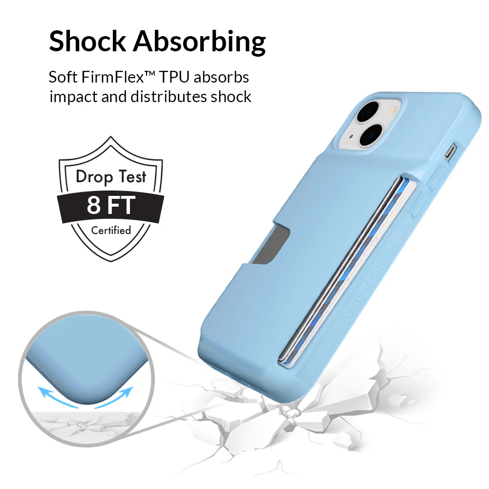 Light Blue iPhone Wallet Case - Image 110