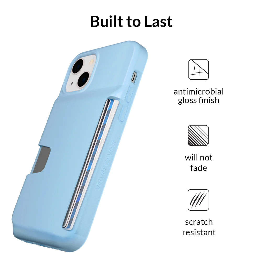 Light Blue iPhone Wallet Case - Image 112